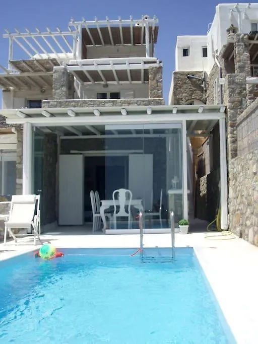 펜션 Huge Villa Mykonos. Ideal For 8-12 Guests Mykonos Town