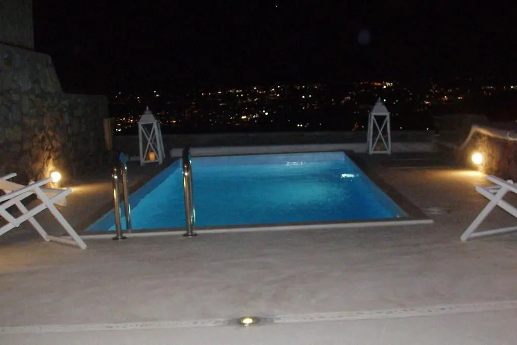 펜션 Huge Villa Mykonos. Ideal For 8-12 Guests Mykonos Town